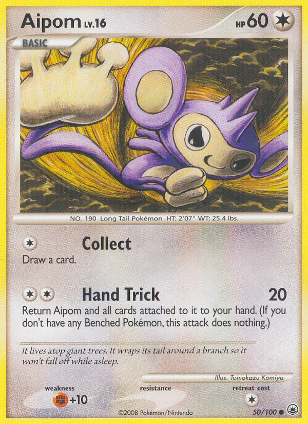 Majestic Dawn Aipom #50/100